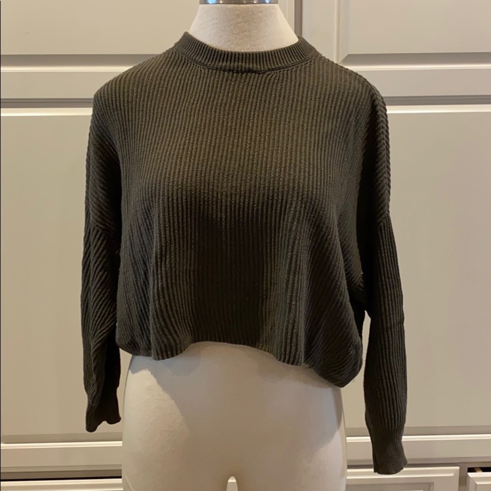 Green sweater